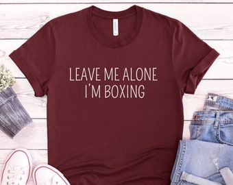 Boxing T-Shirt, Boxer Shirt, Gift For Boxer, Boxing Lover Gift, Boxing Tshirt, Boxing Gifts, Boxing Tee, Boxing Player Gift, I Love Boxing
