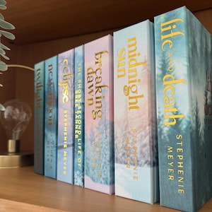 Twilight full series custom rebound hardback books, rebind, limited edition, Stephenie Meyer