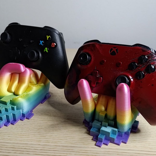 Support manette multicolore