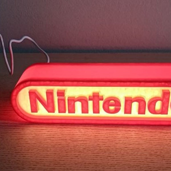 Lampe LED logo Nintendo