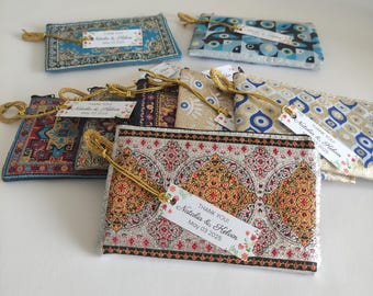 Handmade Turkish Wallet: Rustic Wedding Favor, Bohemian Coin Purse