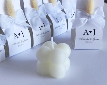 Wedding Bubble Candle Favor, Bridal Shower, Bridesmaid, Bachelorette, Party
