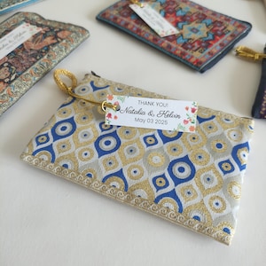 Islamische Hochzeit Gastgeschenke, Henna Party Geschenk, Rustikale Geldbörse, Brautjungfer Idee für Gäste, Henna Nacht Konfetti, Party Favors Gast Giveaway