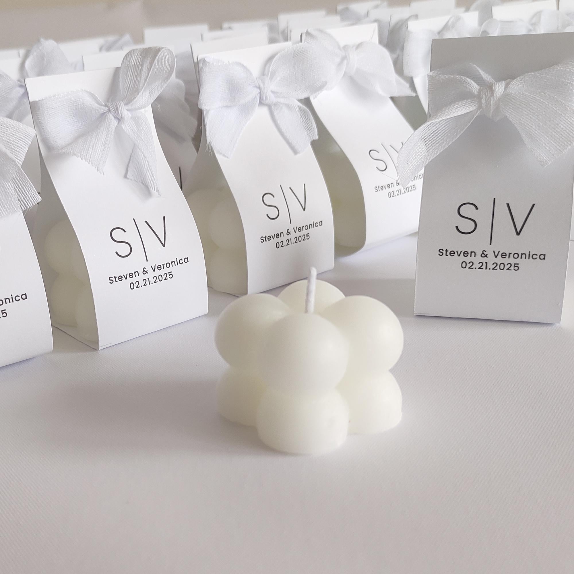 Wedding favor Bubble Candle, Bridal Shower Gift for guest, Bridesmaid favours, Bachelorette Party Favor, Bubble Candle Party favors, Rustic