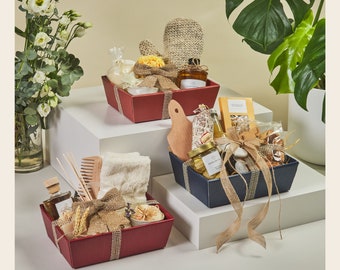 5er Set Geschenkkörbe Made in Italy - 22,5 x 16,6 x 8 cm | Ideal für Babyparty, Hochzeitsgeschenkkorb und für jeden Anlass