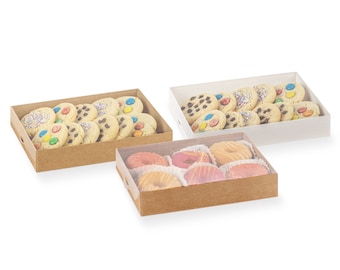 10er Set Kuchen und Tortenschachteln mit Sichtfenster