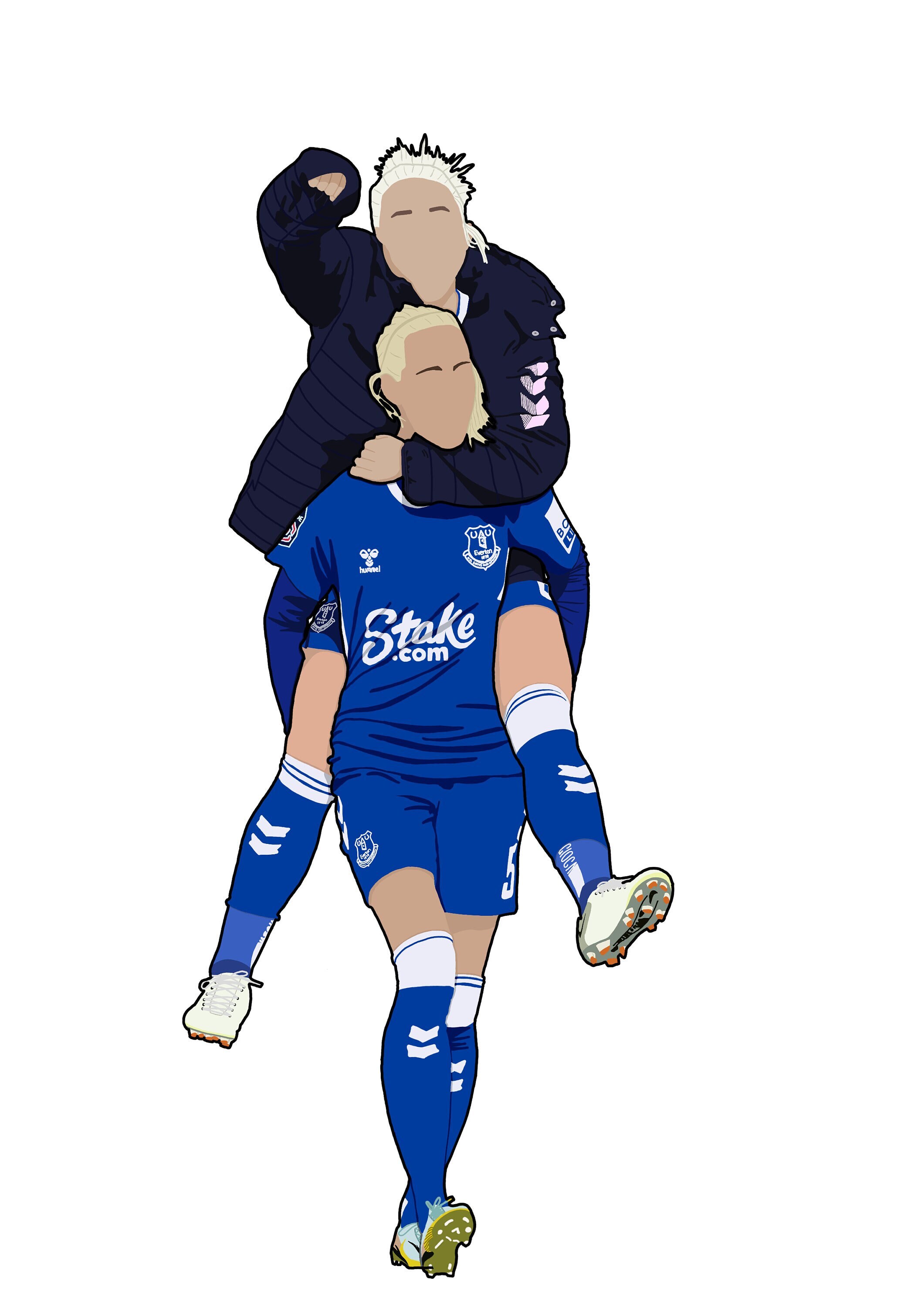 Nathalie Björn and Izzy Christiansen Print