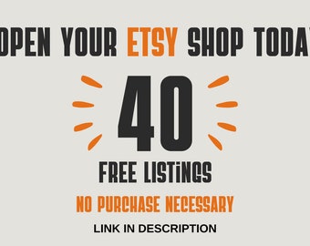 Free Etsy Listings: Claim Your 40 No Purchase Necessary