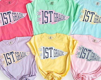 First Grade Teacher Shirt, Comfort Colors Teacher Shirt, Back To School Gift, 1st Grade Teacher Appreciation Tshirt, Teacher Team Tee