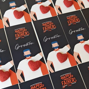 50 pezzi regalo commemorativo per la festa del papà, bomboniere a forma di cuore con semi piantabili per la festa del papà, regali personalizzati all'ingrosso per colleghi, promozioni, clienti