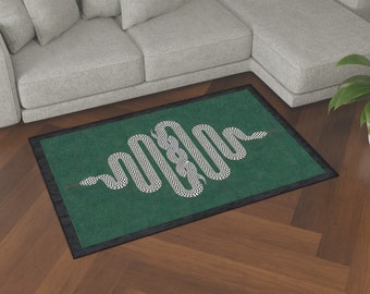 Schlangen Teppich, Modeteppich, Grüner Teppich, Moderne Kunst, Luxus Dekor, Geschenk Für Ihn Sie, Hausdekoration, Bodenteppich, Büroteppich, Wohnzimmerteppich