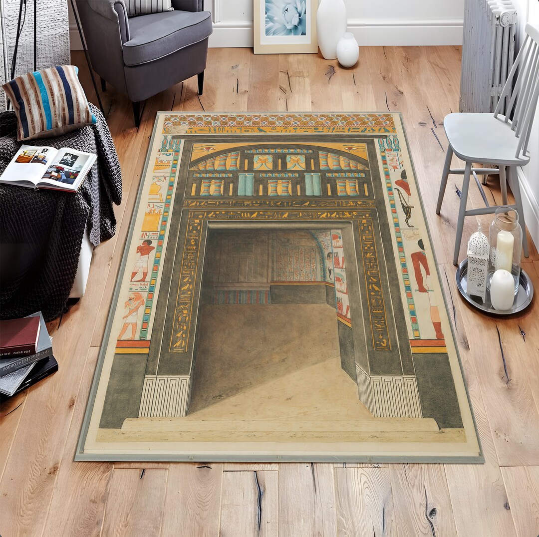 Egypt Design Rug, Ancient Egypt, Modern Rug, Unique Design ...