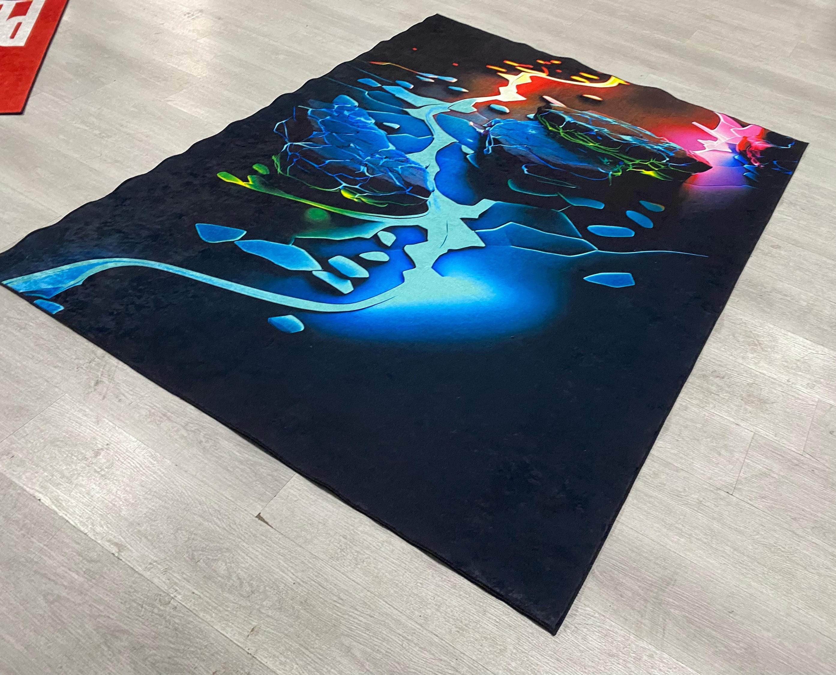 Neon Design, Homedecor, Modern Rug, Unique Design, Contemporary Rug ...