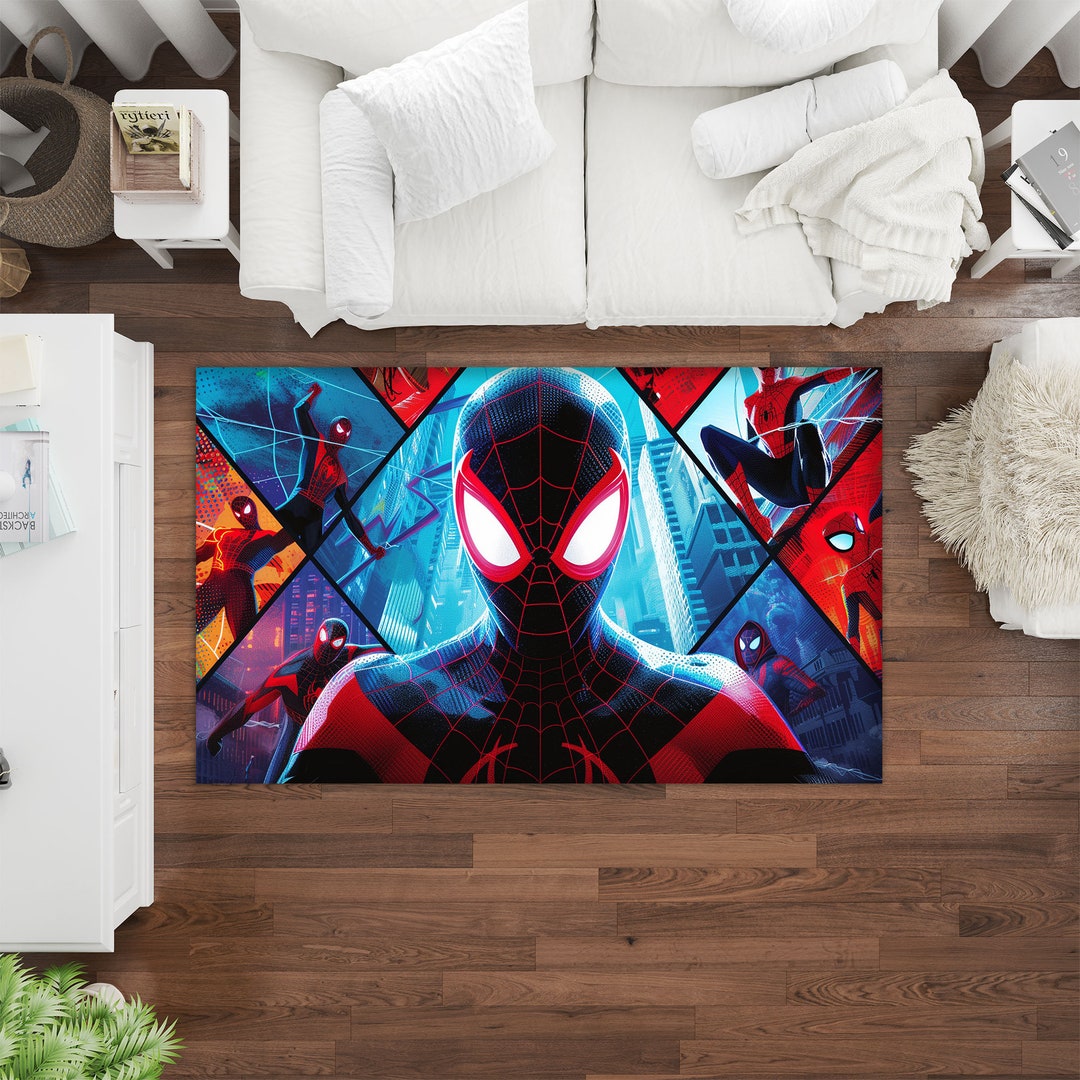 Spiderman Rug, Spider Man Rug, Kids Room Decor, Gift for Childs ...