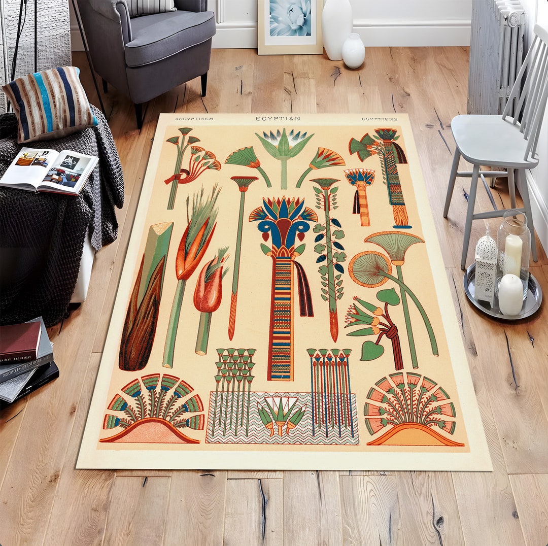Egypt Design Rug, Ancient Egypt, Modern Rug, Unique Design ...