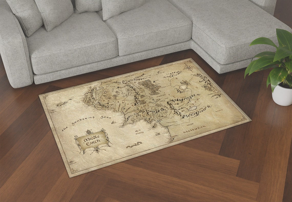 Traveling Rug Map Design Rug, World Map Rug, Vintage Map Design Rug, Explorer Rug ...