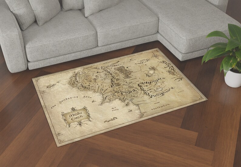 World Explorer Rug Map Design Rug, World Map Rug, Vintage Map Design Rug, Explorer Rug ...