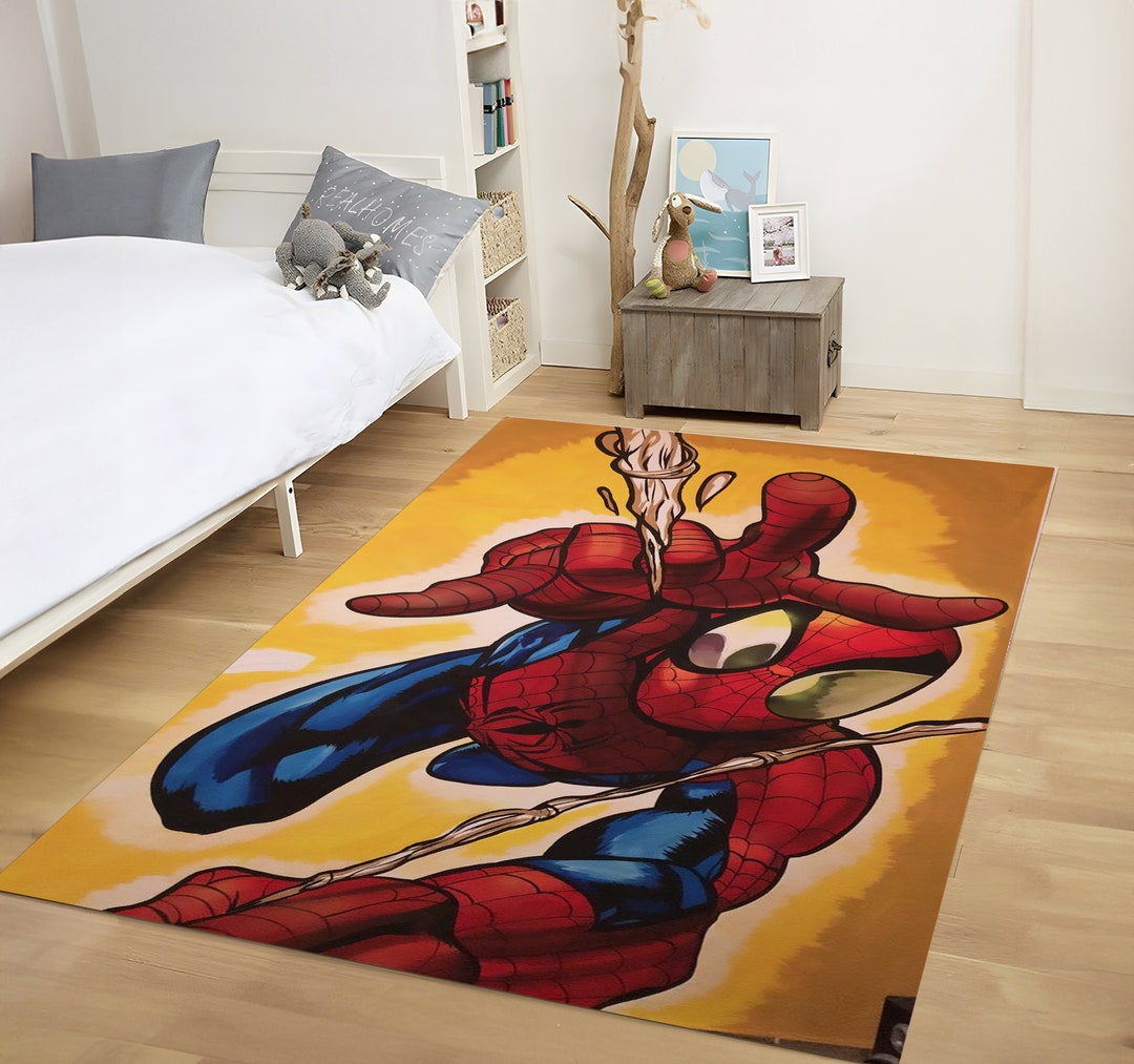 Spiderman Rug,superheros Rug,spiderman Gifts,ghost Spider Rug,cartoon ...