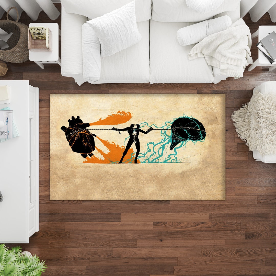 Emotion Works Rug Rug Emotion Vs Logic, Emotion Design, Logic Design, Modern Rug ...