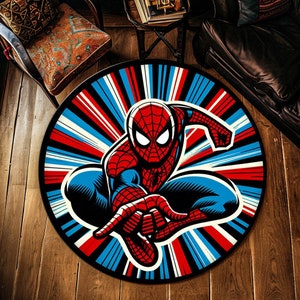 Spiderman, Spiderman Rug, Spider Man Rug, Area Rug, Kids Room Rug ...
