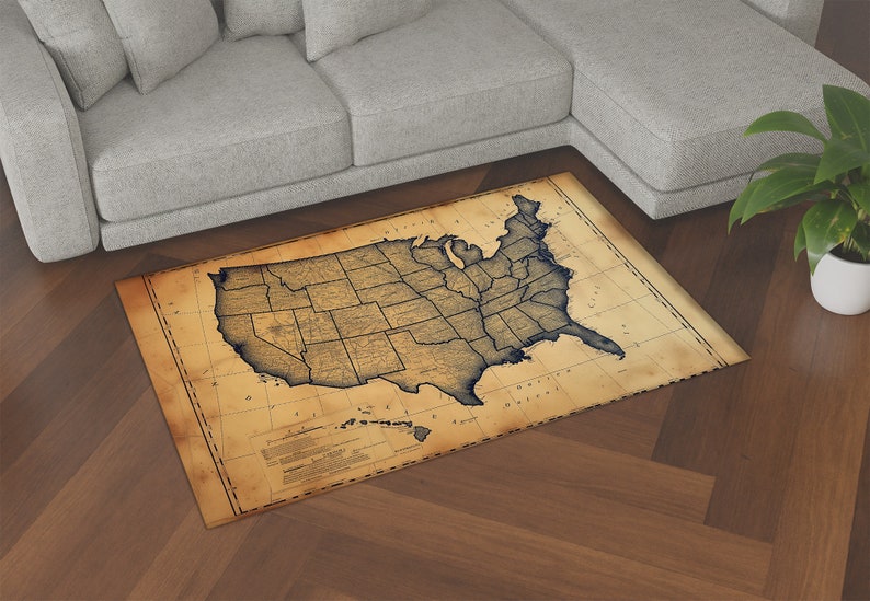 Map Design Rug,world Map Rug,vintage Map Design Rug,explorer Rug ...