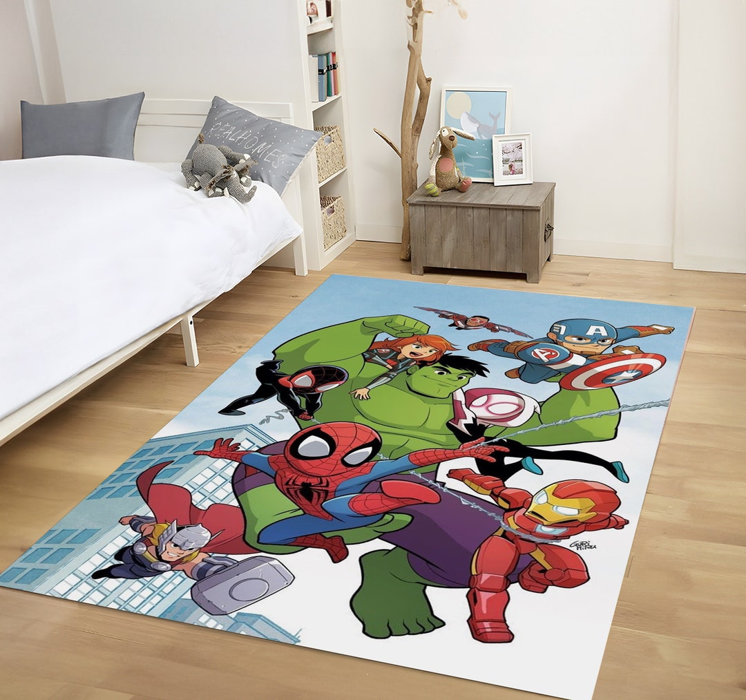 Hulk, Angry Hulk Rug, Hulk Rug, Superhero Rug, Green Giant Rug, for ...