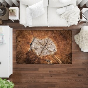 Wood Design Rug, Rustic Rug, Natural Rug, Organic Rug, Woodgrain Rug, Earthy Tones Rug, Cozy Rug, Personalized Rug, Farmhouse Rug, Wood Rug