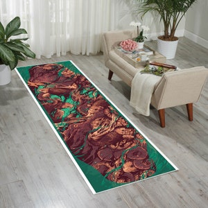 Fish Runner, Long Rug,Entry Rug, Anti Slip Runner, Hallway Runner, Runner Gifts For Women,Runner Rug,Area Rug,Gift Rug,Water and Fish Runner