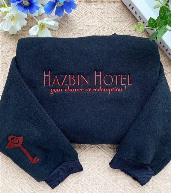 Hazbin Hotel Lucifer embroidered Cute sweatshirt,… - image 1