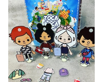 Educational book for children album - Toca Boca City, 3+