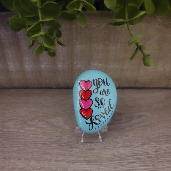 Painted rocks, love, kindness rocks, inspirational motivational gifts, friendship, hearts, unique gifts, encouragement, Valentine's Day