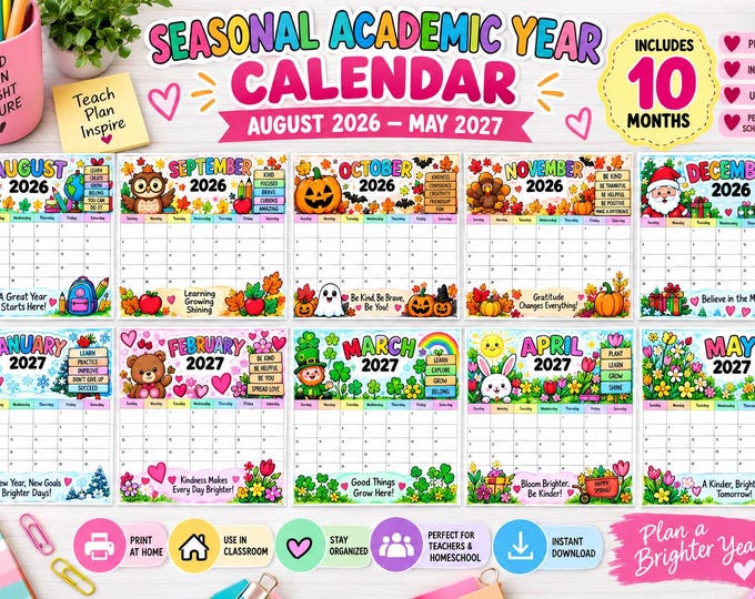 Calendrier Scolaire 2026 2027 Imprimer Calendrier Saisonnier Pour La Calendrier Scolaire 2026 2027 Imprimer Calendrier Saisonnier Pour La