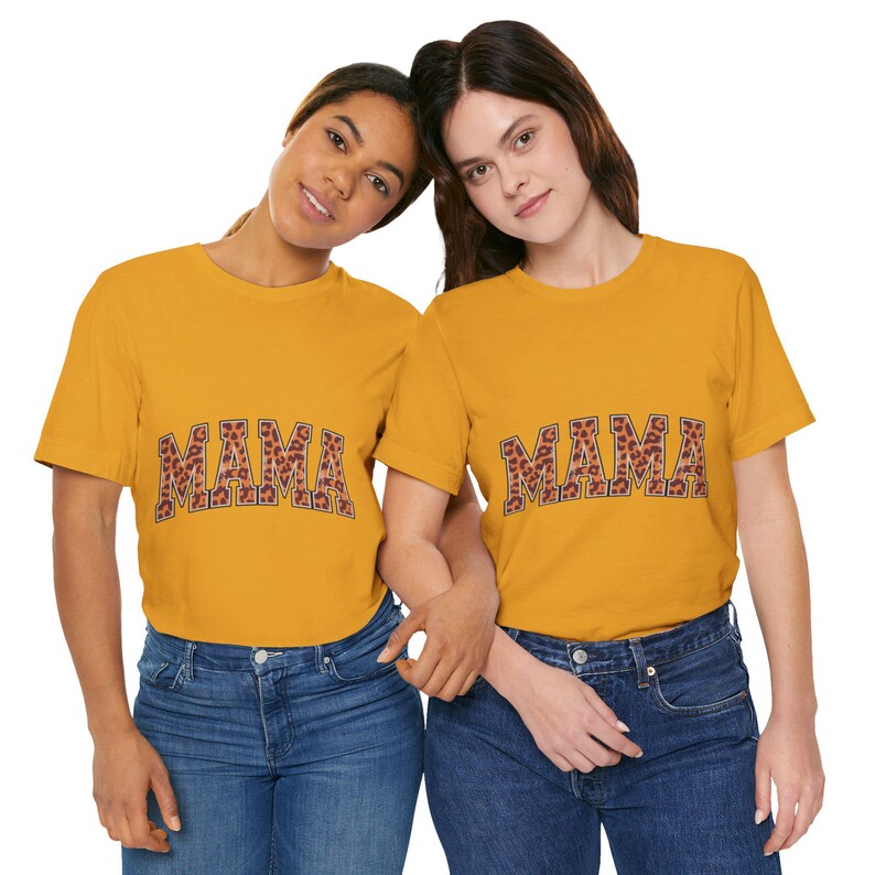 Leopard Mama Shirt Comfort Colors®, Vintage Mom Tee, Mothers Day Gift, Trendy Mama T Shirt, Cute Mom Graphic Tee, Retro Leopard Print Shirt image 6