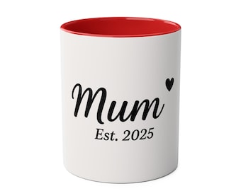New Mum Mug | Pregnancy Reveal Gift, Mother's Day Present