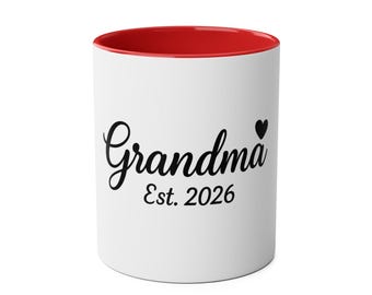 Grandma Mug | Pregnancy Reveal, New Grandparent Gift