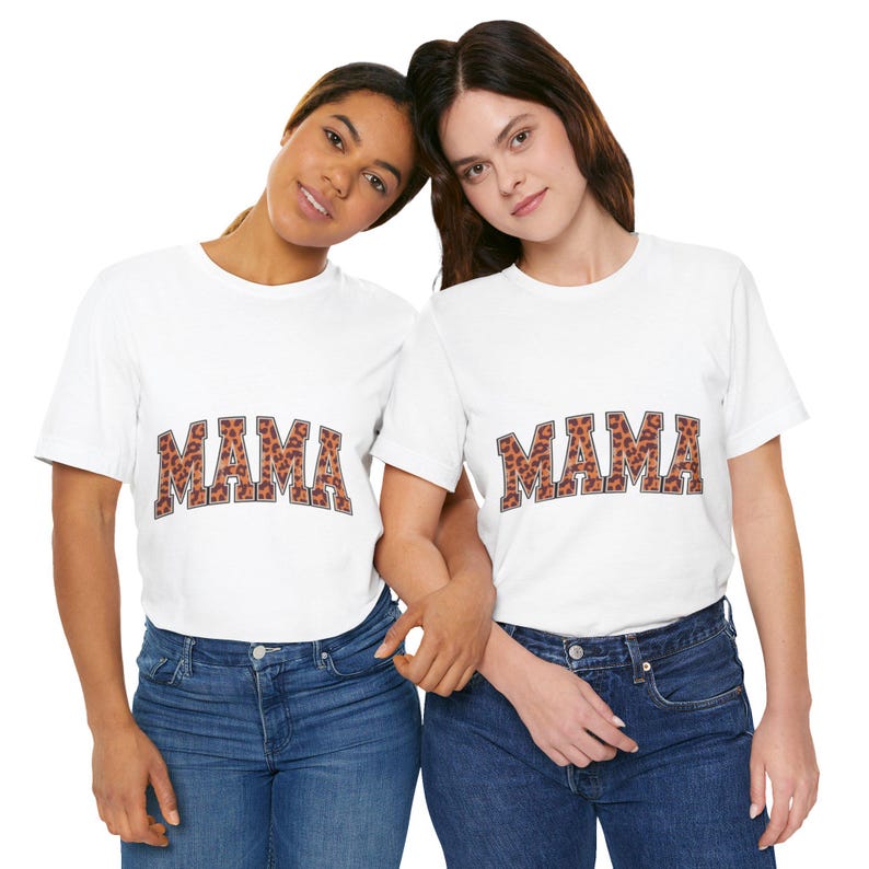 Leopard Mama Shirt Comfort Colors®, Vintage Mom Tee, Mothers Day Gift, Trendy Mama T Shirt, Cute Mom Graphic Tee, Retro Leopard Print Shirt image 5
