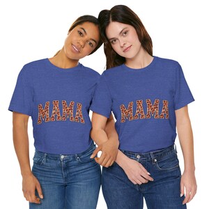 Leopard Mama Shirt Comfort Colors®, Vintage Mom Tee, Mothers Day Gift, Trendy Mama T Shirt, Cute Mom Graphic Tee, Retro Leopard Print Shirt image 8