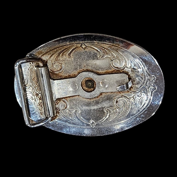 Vintage Chambers Belt Co. Horse Saddle Belt Buckl… - image 3