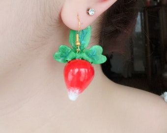 Radish earrings