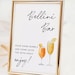 Minimalist Bellini Bar Sign Template, Modern Bellini Bar Sign and Tags ...