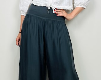 Silk Jersey Harem Pants | Lightweight Lounge Trousers, UK 8-18