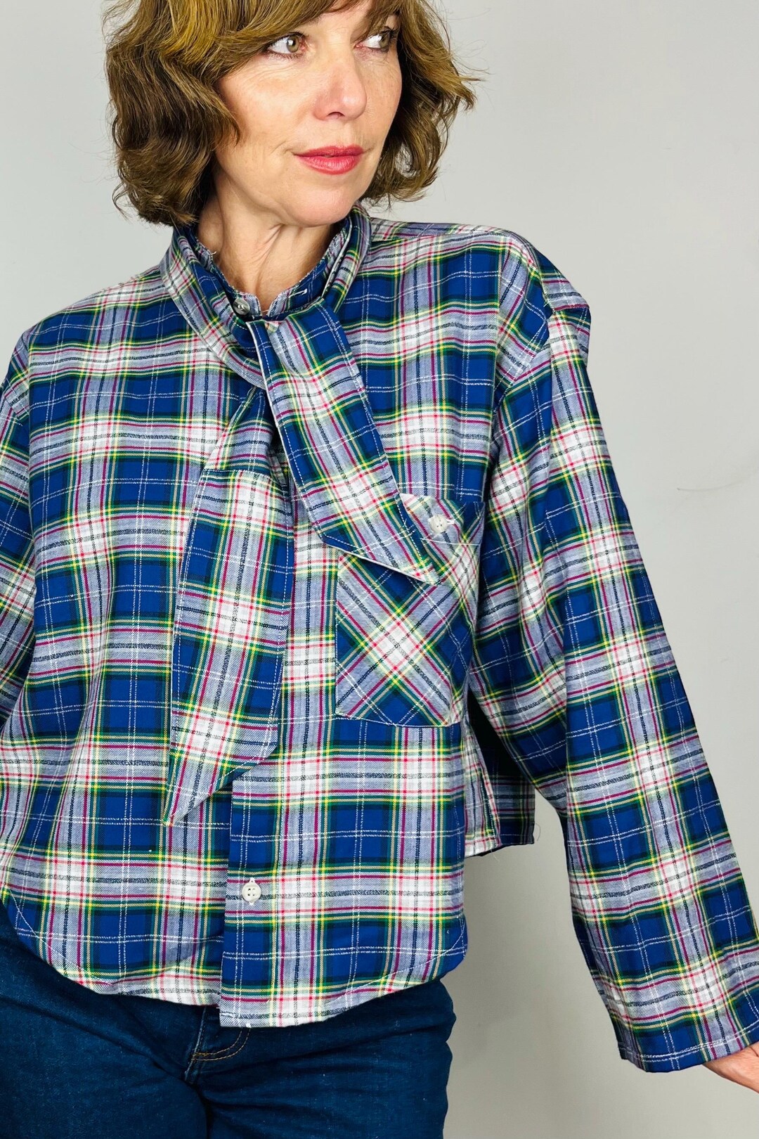 Modern Plaid Reworked Shirt