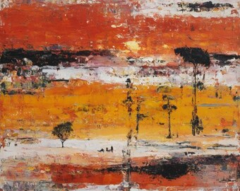 Salt Flats Sunset Wall Art | Limestone Coast Australian Landscape Digital Download