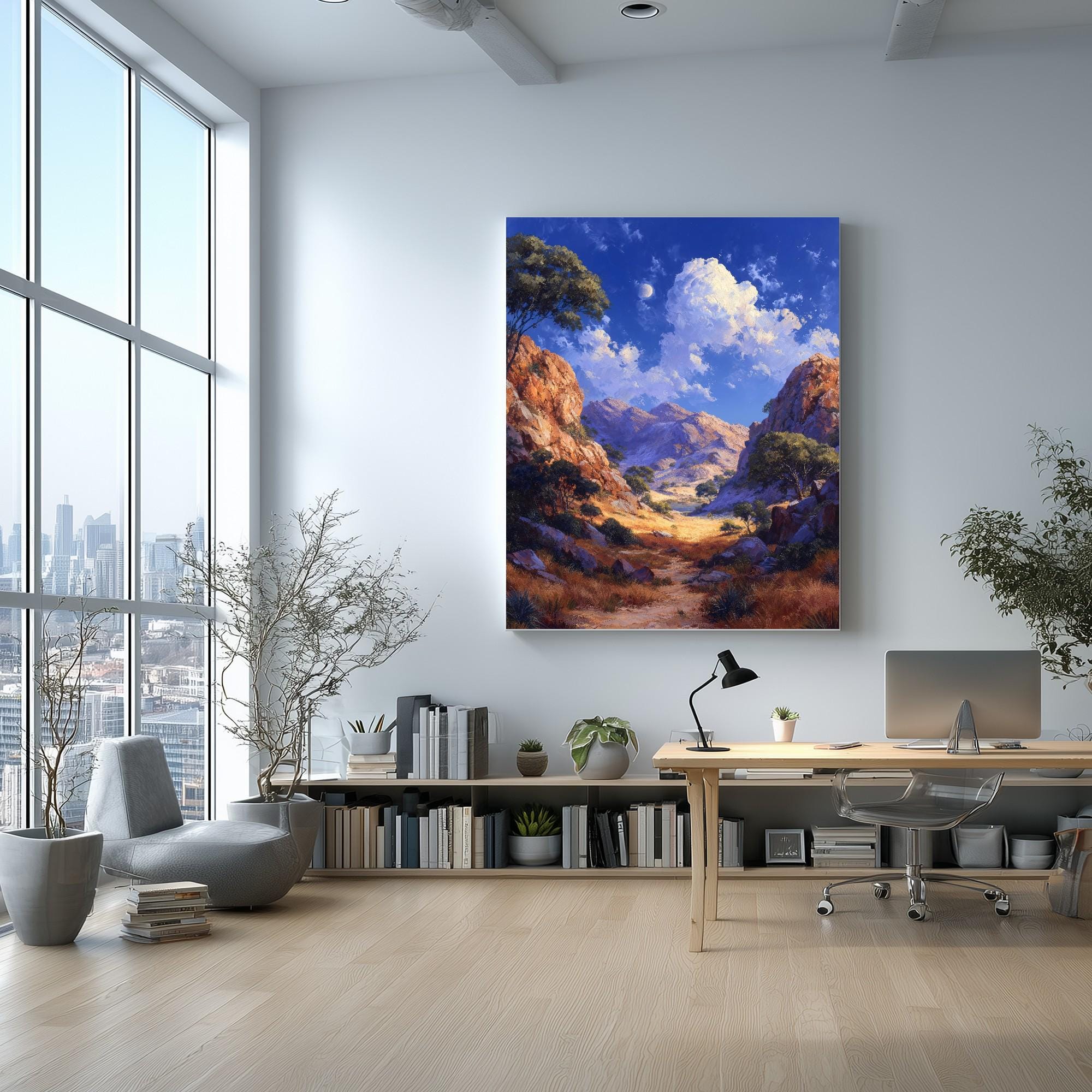 Aussie Outback Masterpiece Digital Print Abstract Bush Landscape Wall ...