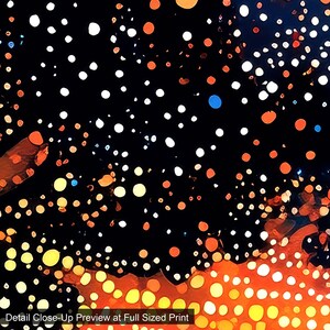 Dreaming Under the Sunset Aboriginal-Inspired Landscape Printable Wall Art image 10