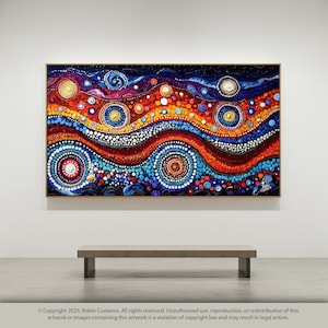Aboriginal Dot Wall Art: Dreamtime Patterns (Digital Download)
