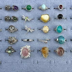 Semi-precious stone ring