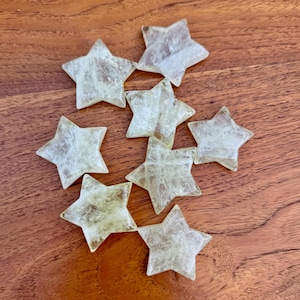 Star in citrine semi-precious stone