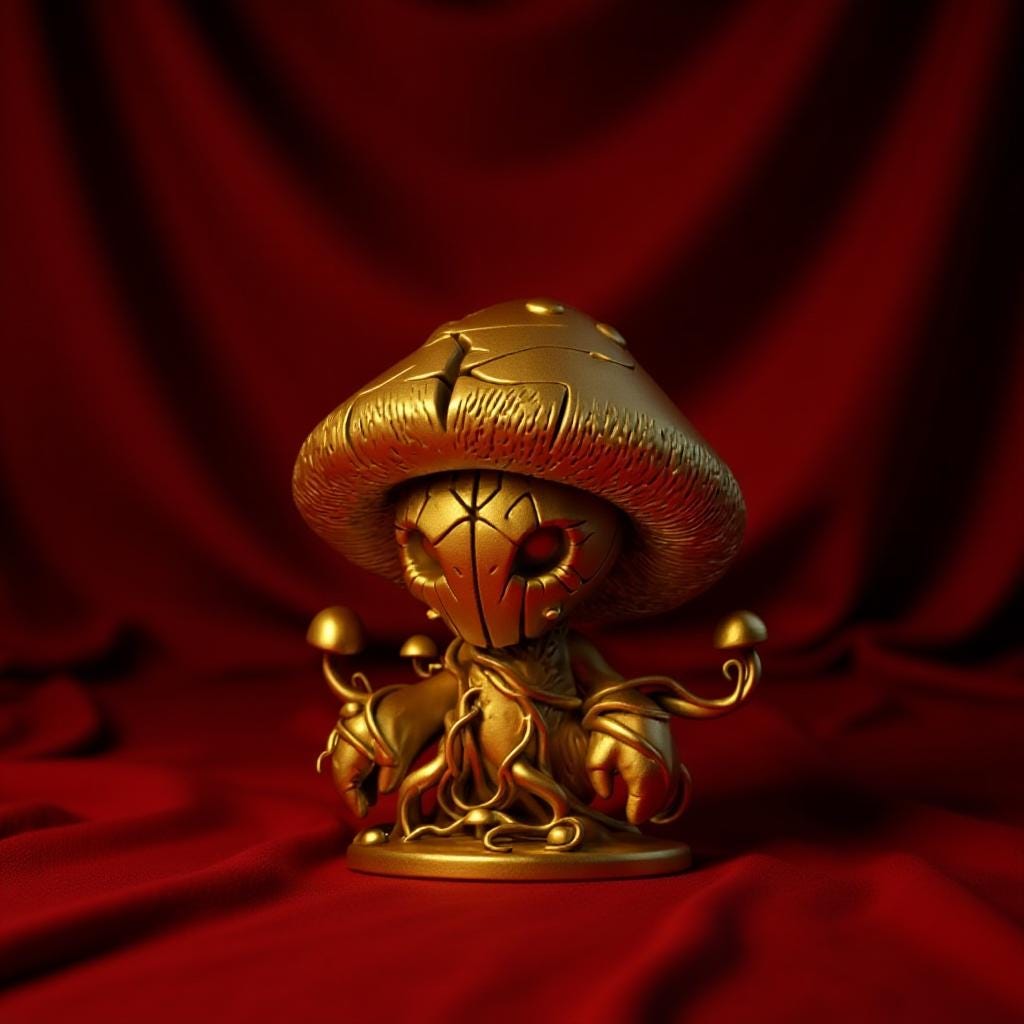 Myconid Forest Guardian STL File: Mushroom Monster Miniature for DnD