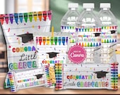 Preschool Graduation Party Favors, Kindergarten Graduation Printable, Chocolate Bar Wrapper, Water Bottle Label, Chip Bag, Rice Crispy Treat